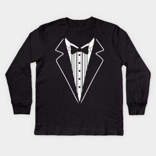 Fake Tuxedo Kids Long Sleeve T-Shirt